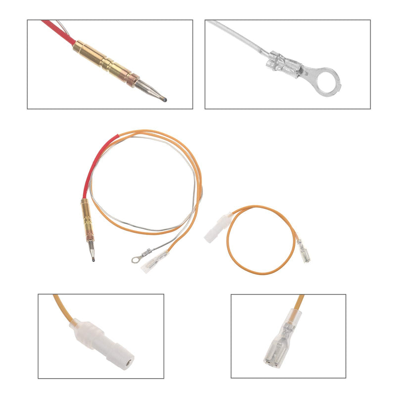 2Packs Propane Tank Top Heater Thermocoupler 2304885, F237349, Fasten Type Thermocouple Safety Assembly Kit, Compatible with Mr Heater, Dura Heat, COSTWAY, Remington, ProCom and More Thermocouple 2304885