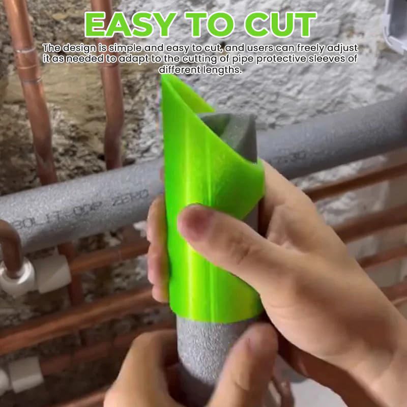 3pcs Foam Pipe Cutter Tool - Three-Tube Insulation Cutting Fixture, Insulation Cutting Fixture in 3 Models, for Pipe Insulation in Homes, Industries and Commercial Places,15mm, 22mm,28mm (Green) Green