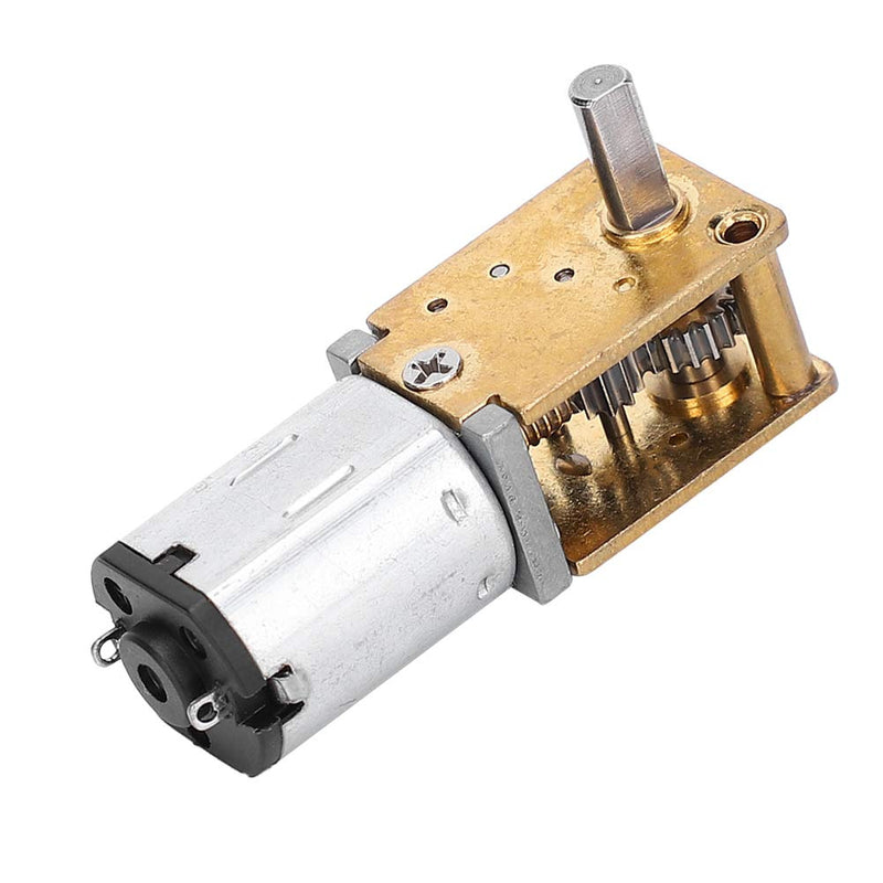 DC Brush 3V Mini Gear Motor, Micro Turbo Geared Motor 1218GE‑N20 Reduction Geared Motor(DC 3V 16RPM) DC3V 16RPM