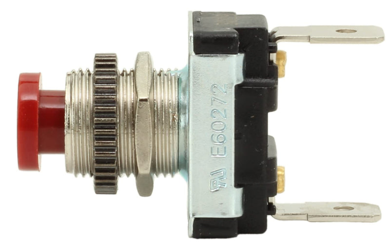 Fastronix AC/DC Red Momentary Push Button Switch with 14-16 ga. Terminals
