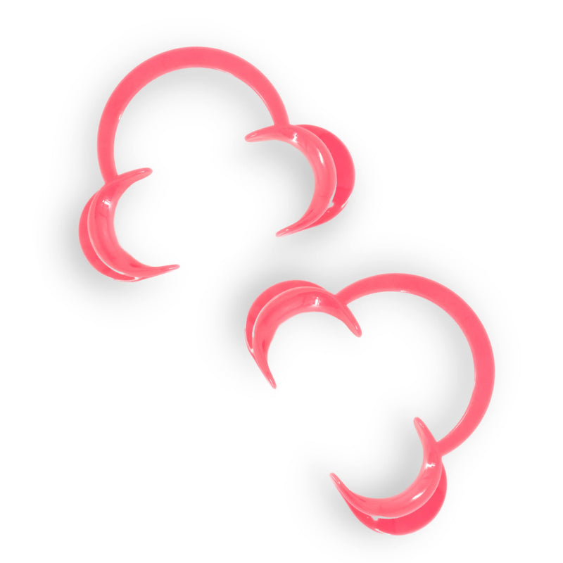 Cheek Retractor Mouth Opener C-Shaped | 3 Pack (Small Medium & Large) | Teeth Whitening Supplies | Tooth Gem Supplies | Cute Solid Pink Design