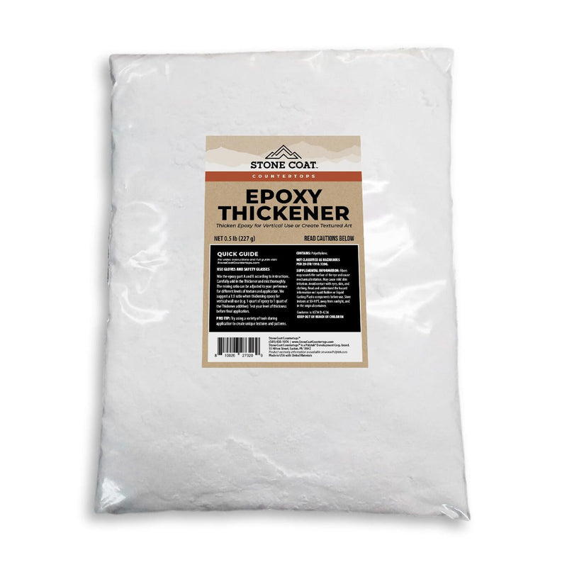 Epoxy Thickener – Thickening Agent for Vertical, Sloped, or 3D Epoxy Projects! Polyfiber Mixes Fast and Easy with Epoxy Resin Kits! (Stone Coat Countertops)