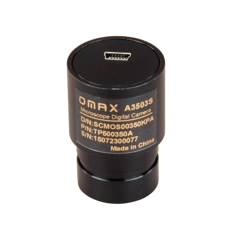 OMAX 640x480 USB Digital Microscope Camera Compatible with Windows XP Through Windows 10 0.3MP + USB2