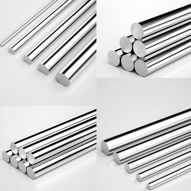 36 inches Long 1/4" Diameter 304 Stainless Steel Solid Round Rod for，Metal Solid Shaft Rods，for DIY Craft & Metal Working - 2pcs 1/4”x36” 2