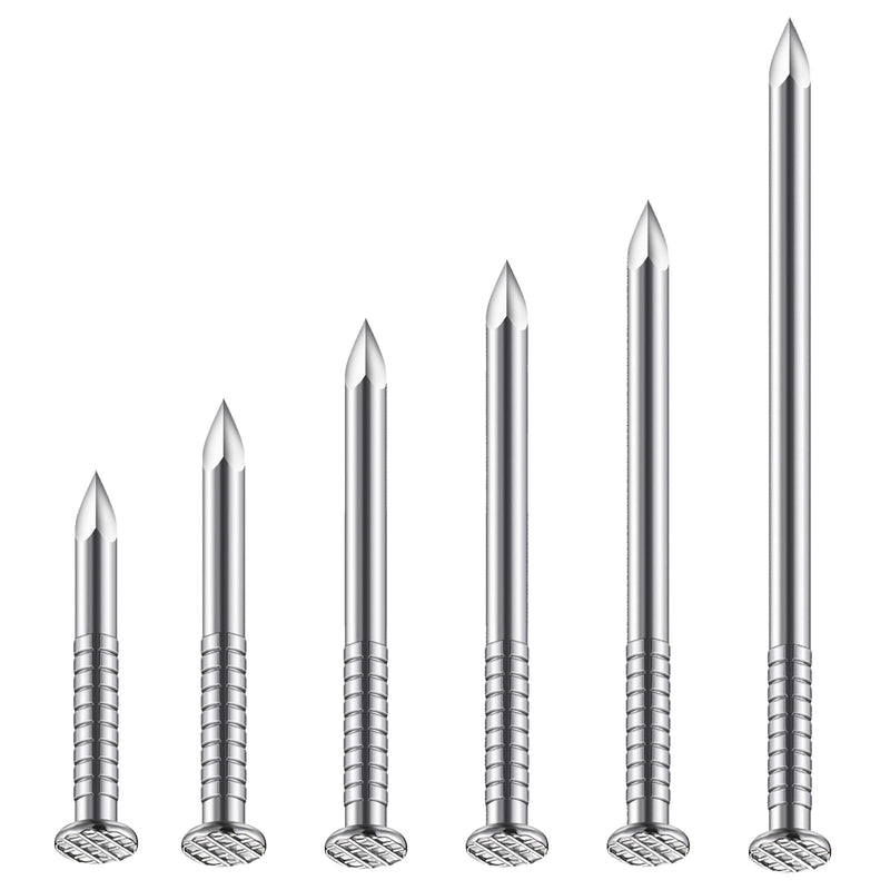 430pcs Stainless Steel 304 Nails Kit, Hanging Nails Kit, Wall Nails Kit, Dowels Kit, Long Nails Kit Ss - NewNest Australia