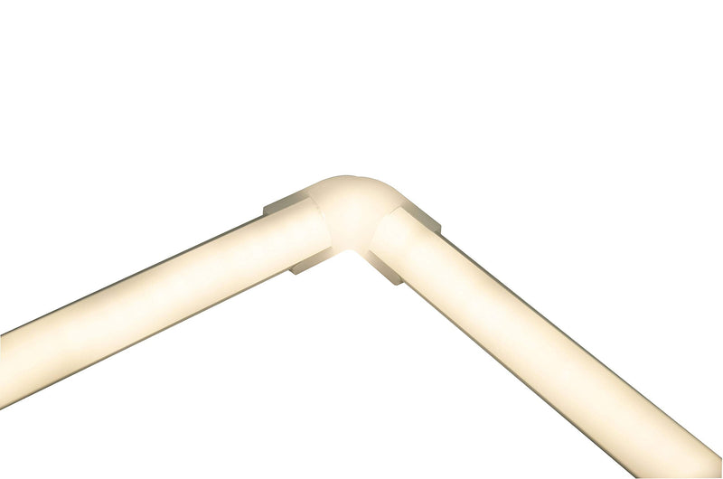90 Degree Corner Connectors for V Shape LED Aluminum Channel System 16x16mm with Angle Turning Solution (Pack of 10) - NewNest Australia