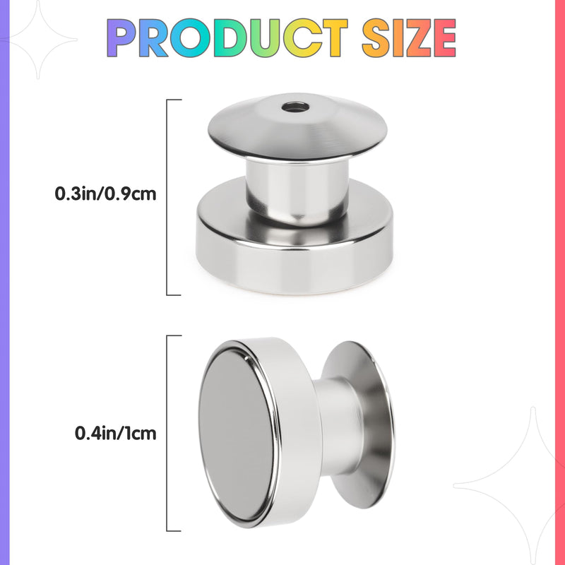 50PCS Magnetic Pin Backs for Enamel Pins Convert Enamel pin to Refrigerator Magnets Conversion Tool for Refrigerator for Home Office Whiteboard Fridge Decor and Gifts Enamel Pins Not Included