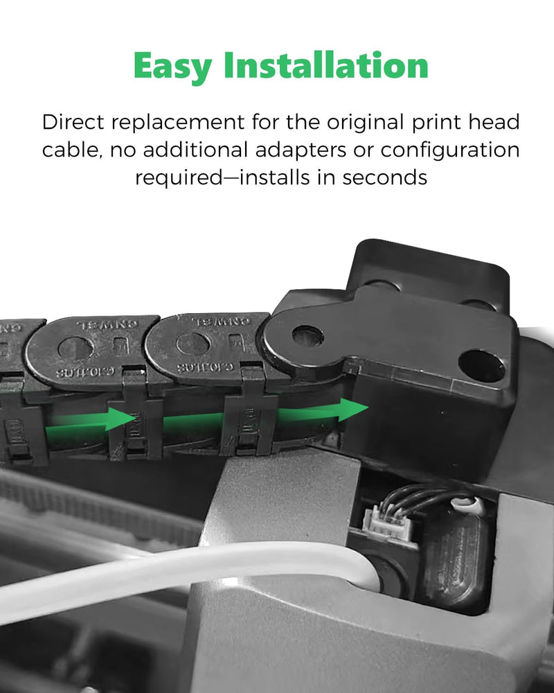 Creality K2 Pro Toolhead Cable, High-Temp & Durability Hotend Mainboard Connector Wire, Stable Signal Transmission OEM Compatible Plug & Play, K2 Pro 3D Printer Replacement K2 Pro Print Head Cable