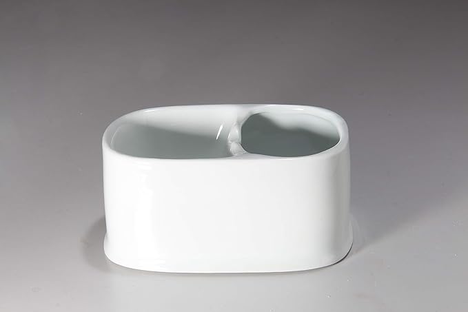 White Porcelain Thermal Shaving Cup, Arita Ware Frothing Mesh Shape, For Commercial Use, White - NewNest Australia