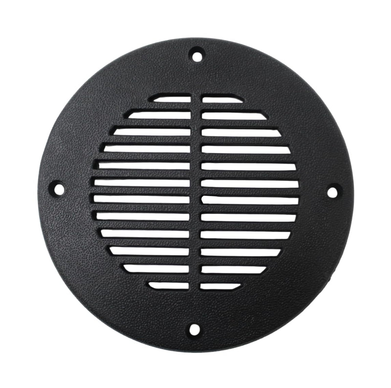 JSP Manufacturing Floor Drain and Vent Cover - Black, 4" 2