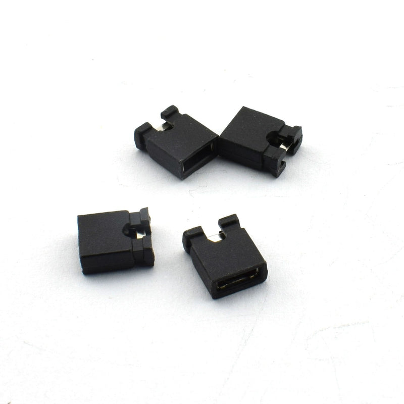 ZYAMY 30pcs 2.54mm Black Jumper Caps Standard Circuit Board Jumper Cap Shunts Short Circuit Connection Pin Blocks
