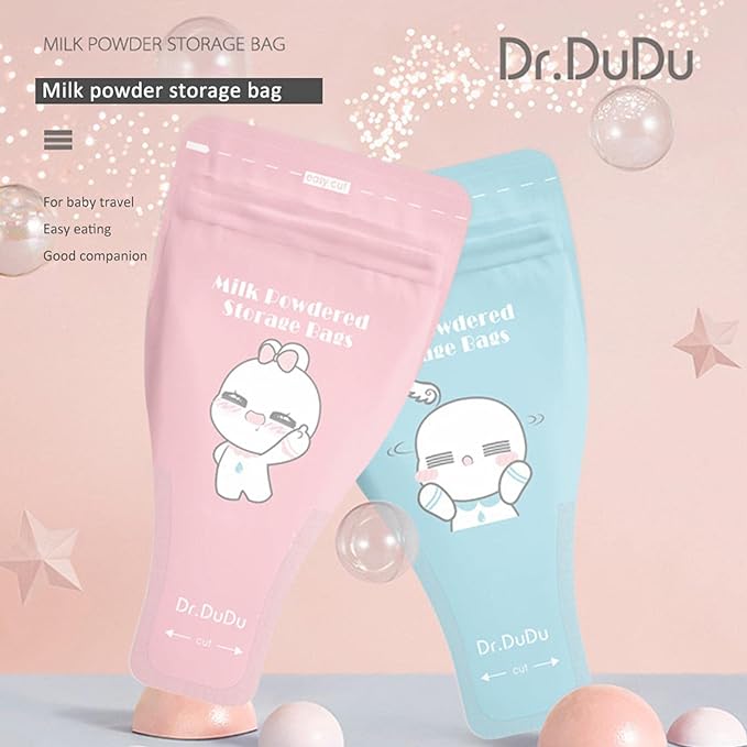 Carrie-ful Milk Powder Bag, Milk Powder Storage Bag, Portable, Milk Powder Storage Pack, Pack of 36, Safe, Non-Toxic, Sterilized, Hygienic, Safe, Leak Proof, Powder Storage Bag - NewNest Australia