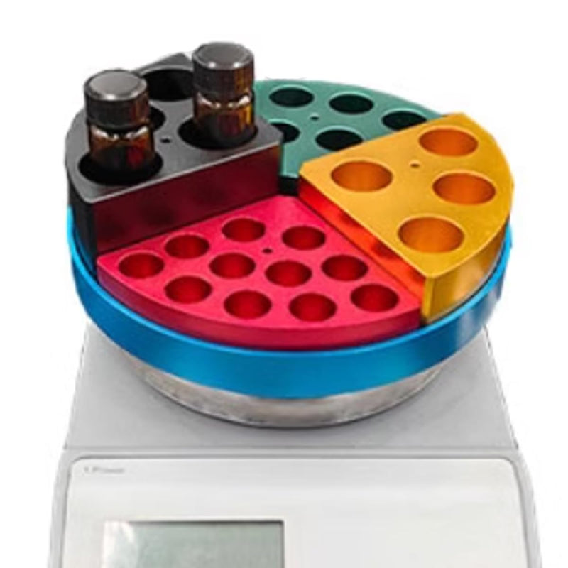 Sample Bottle Heating Equipment, Tube Synchronous Reaction Heating Module, Aluminum Dry Bath Heating Block (20ml-1/4 Module) 20ml-1/4 Module
