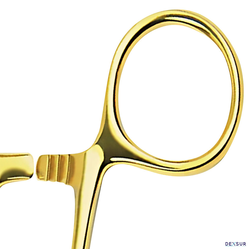 TC Olsen Hegar Needle Holder with Tungsten Carbide – Premium Quality Needle Driver with Scissors Cutting Edges and Locking Mechanism (TC, 4.5 Inch) TC