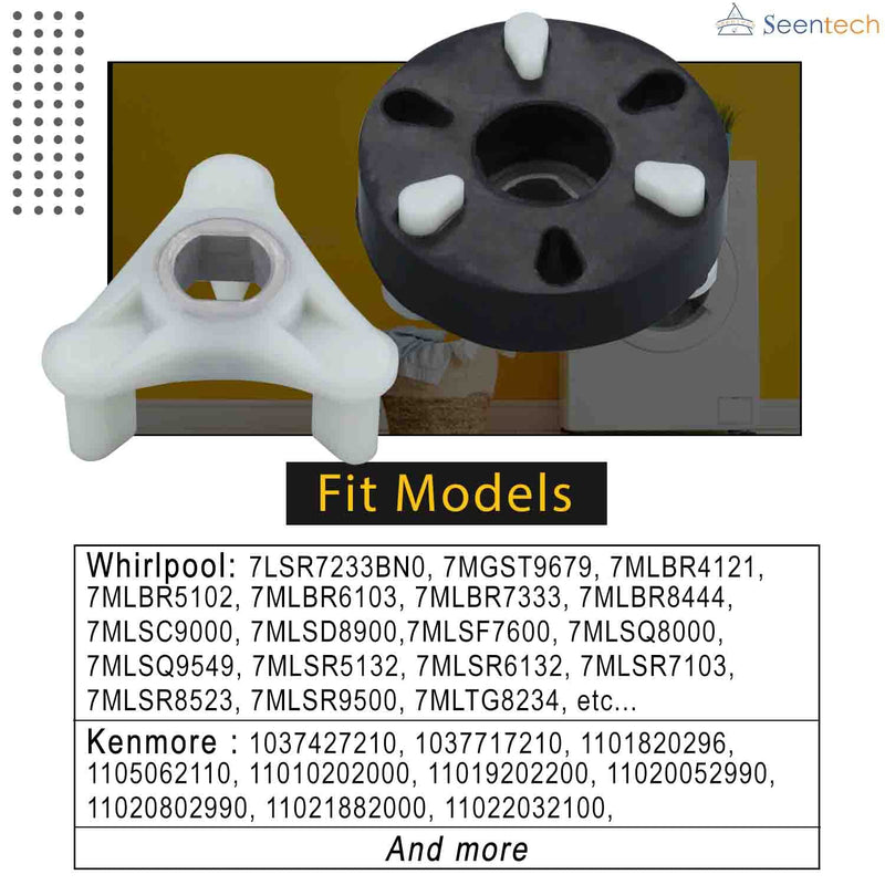Heavy Duty 285753A METAL Core Motor Coupling Kit by Seentech for Whirlpool & Kenmore Washers - Replaces Part Numbers: AP3963893,PS1485646,1195967,285753AVP,21003,280152,285140,285743 - NewNest Australia