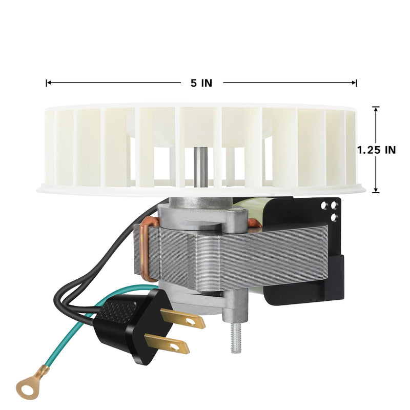 S89850000 89850000 Bathroom Exhaust Fan Motor & Blower Wheel Replacement – Fits Models 665P, 665RP, 665RSP, 605P, 605RP, 668P, 668RP, 9905, 9965, VH668P –Enhanced Power & Quiet Operation, Easy Install