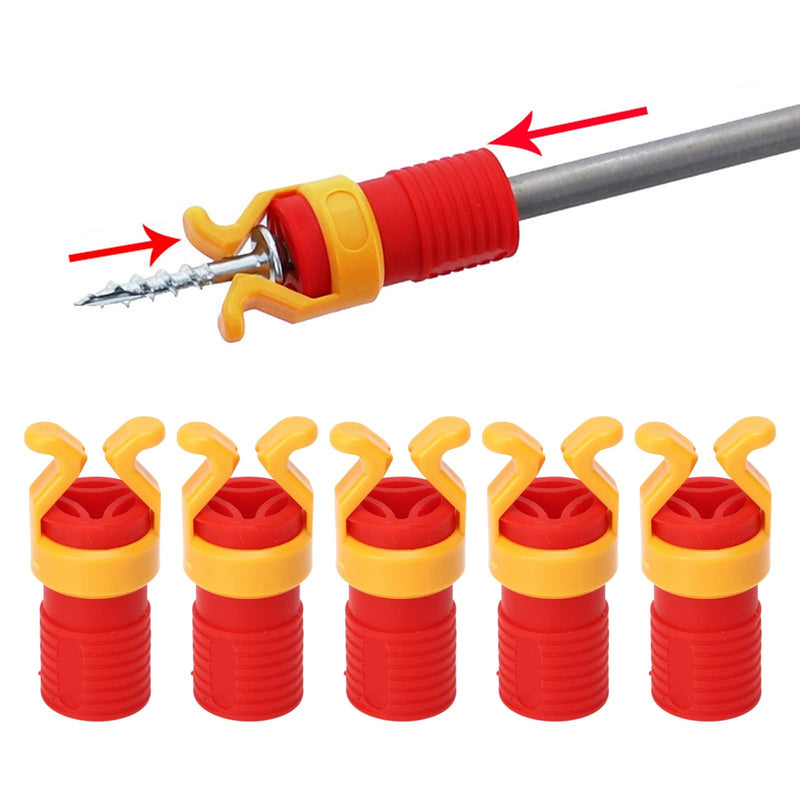 TOPINCN 10PCS Screw Holders Clamp ABS Universal Anti Aging Screw Fixing Sleeve for Woodworking Tool Accessories Screw Fixing Clamp