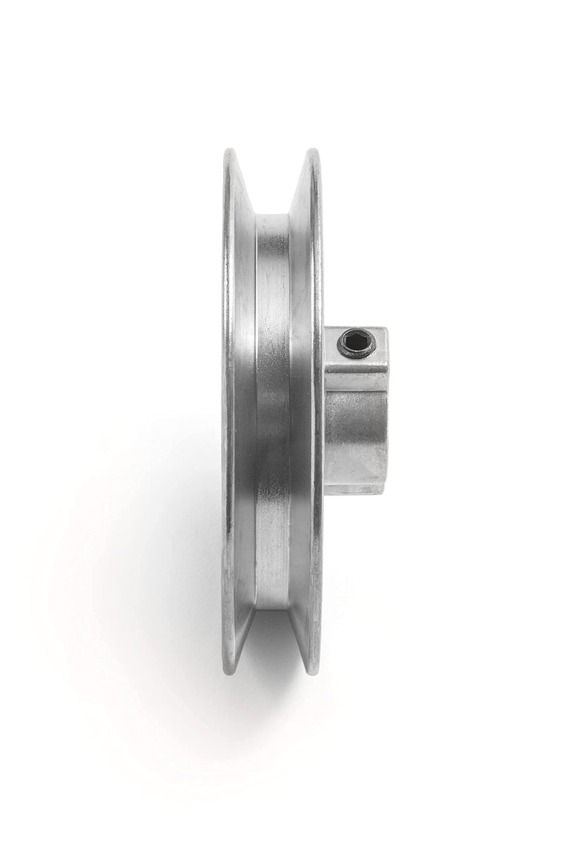 Terre Products, Heavy Duty 4" V-Groove Drive Pulley, Precision 3/4" Bore, Robust Z3A Zinc Alloy Die Cast Pulley
