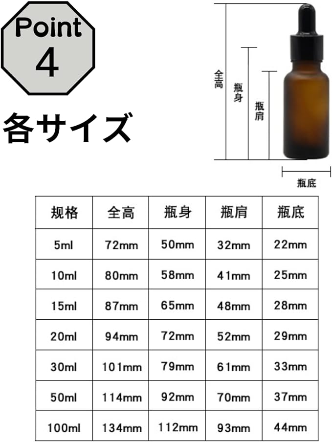 Chocople Light Filtering Jar with Dropper Essential Oil Aroma Oil Refill Storage Glass Frosted Brown with Funnel Set of 20 (10ml) - NewNest Australia