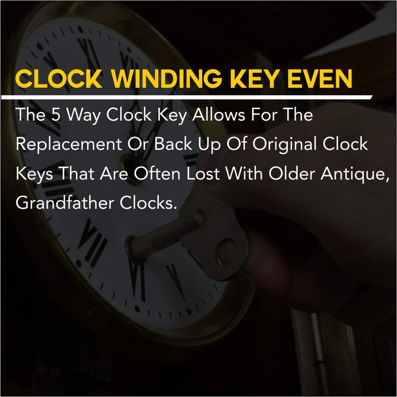 Brass Blessing Clock Winding Key - 5024