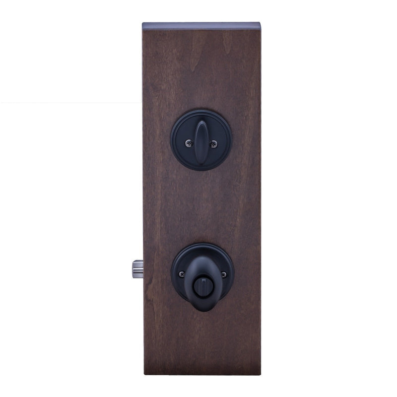 Copper Creek EKDB141BC Egg Door Knob Keyed Alike with Deadbolt Combination, Black
