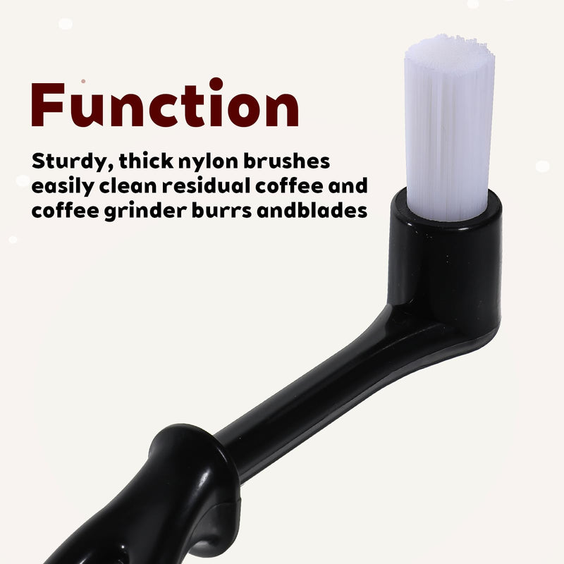 2 Pieces Espresso Machine Cleaning Brush Kit Espresso Cleaner Brushes Coffee Cleaning Brush with Spoon Head for Coffee Grinder and Espresso Cleanings Home Kitchen Accessories
