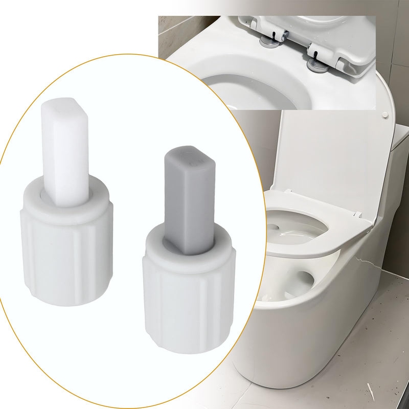 SING F LTD 2 Pairs Plastic Rotary Damper Hinge Left & Right for Toilet Seat Damping Soft Closing System