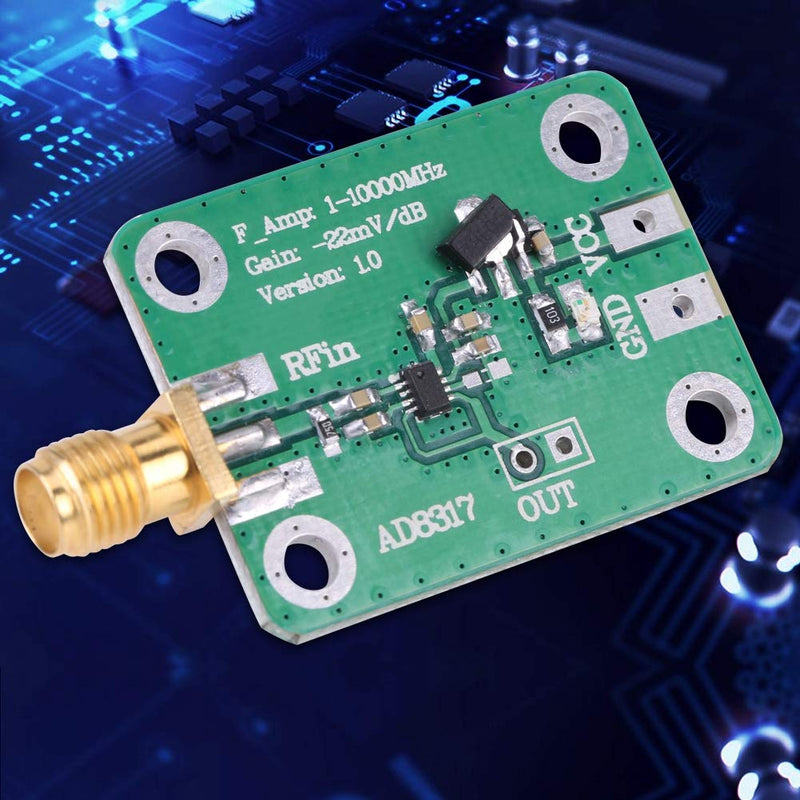 Logarithmic Detector, 1M-10000MHz AD8317 Radio Frequency Logarithmic Detector Power Meter, for Power Detection/Radio Frequency Detection