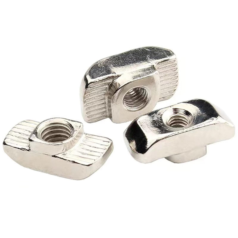 30 Pcs 3030 Series M5 T Nuts, T Slot Nut Hammer Head Fastener Nut, Nickel Plated Carbon Steel Nut for European Aluminum Profile,Drop in T Slot Nuts Assortment Kit(30-M5) 30-M5(30 Pcs）
