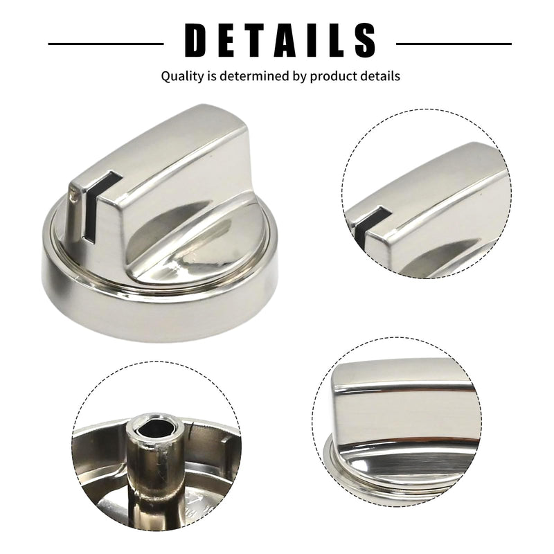 5Pcs WB03X29354 Gas Stove Knobs Replacement, Replacement for GE Range PGP9030SL1SS PGP7030SL1SS PGP7030DL1BB PGP7030DL1WW, Replaces PD00042150 4585908 AP6327766
