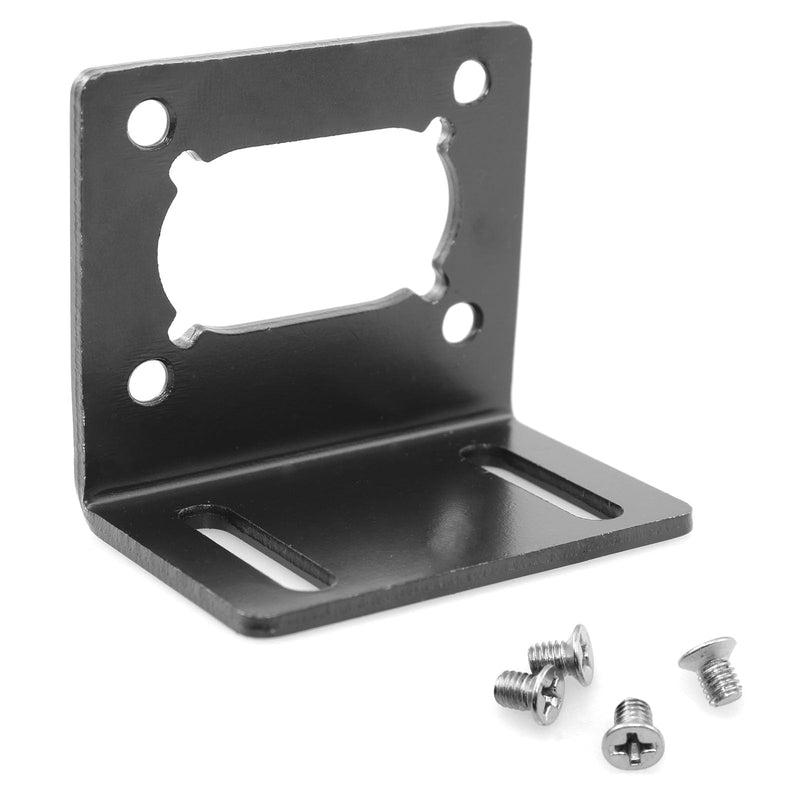 2Pcs 370 Motor Mounting Bracket with Screw Worm Gear Motor Bracket Holder Fixed Fastener DIY Parts DC Motor Mounting Bracket Holder for JGY-370 & A58SW31ZY DC Worm Motor 370 Motor Bracket