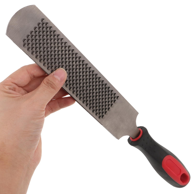 13 Inch Hoof Rasp File Double Sided Coarse Fine Farrier Tool for Horse Goat Cow Donkey Hoof Trimming with Non Slip Handle for Livestock Maintenance