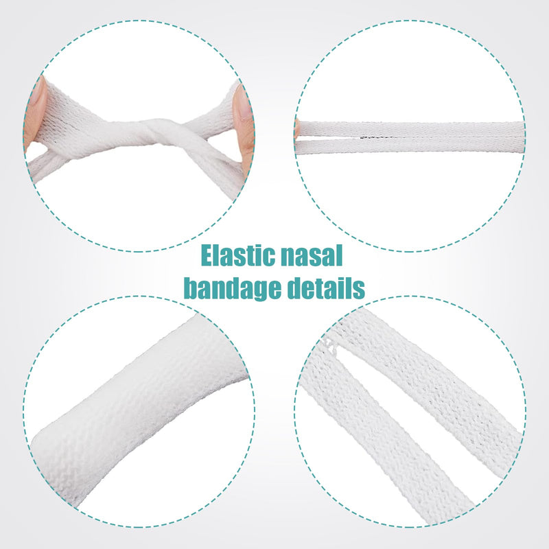 Elastic Nose Bandage, Nasal Bandage Nose Surgery Elastic Bandage Dressing Holder for Nose Surgery Elastic Bandage Post Surgical Procedures Nasal Postoperative Supplies(20 Pcs) 1 - NewNest Australia