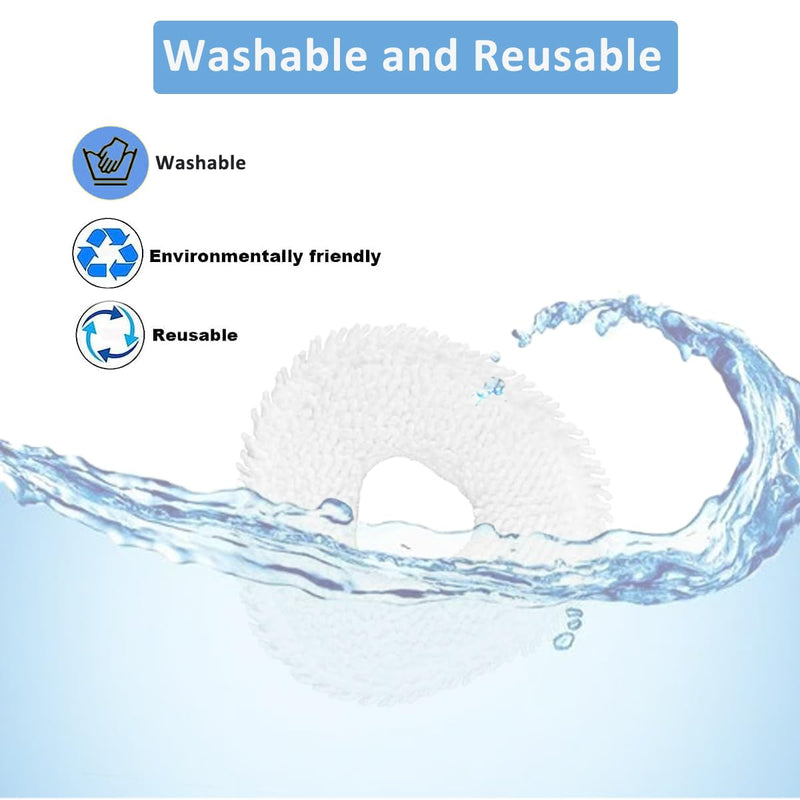 Replacement Mop Pads Compatible for Narwal Freo X Ultra Narwal Freo Z Ultra T10 J3 J4 Microfiber Resuable Mop Cloth Robot Vacuum Cleaner Accessories