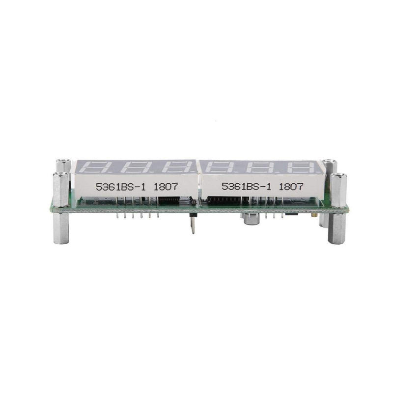 Signal Frequency Counter, High Resistance LED Display Digital Cymometer Tester Double Button Control Measurement Modules Accessories Brightness Adjustable 1MHz to1000MHz PLJ 6LED H (Green Font)