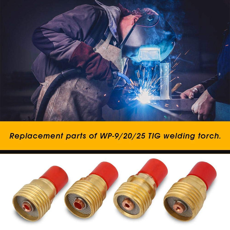 TIG Nozzles, 46pcs/Set WP-9/20/25 Series TIG Welding Torch Consumables Accessories Weld aid Welding Torch Parts