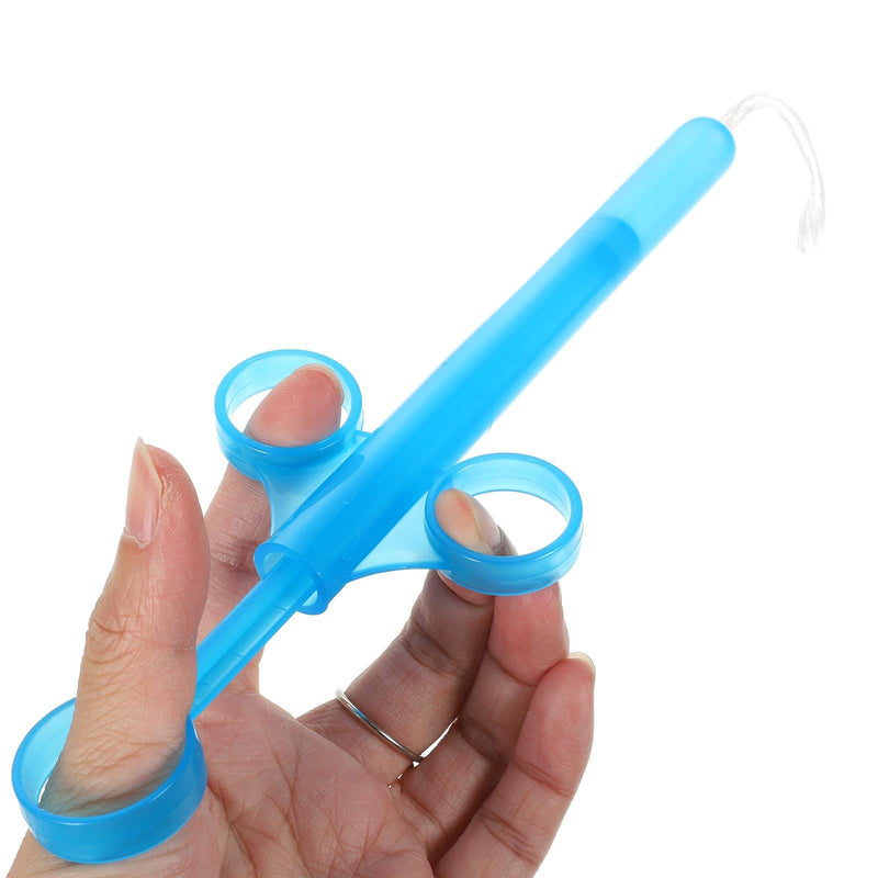 Healifty Lube Applicator Syringe 2Pcs Personal Lubricant Applicator with Smooth Rounded Cap Lube Applicator Syringe with Precise Scales Applied for Women, Men & Couples