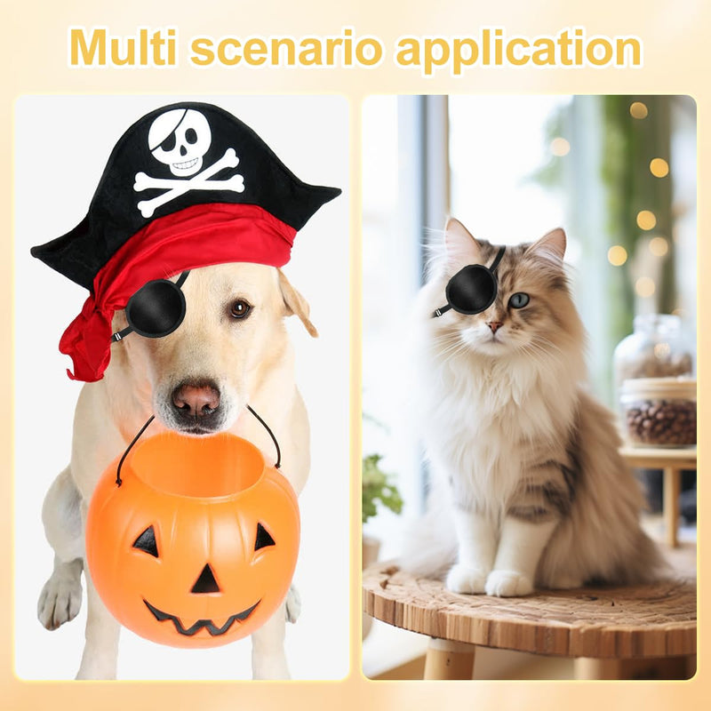 Dog Eye Patch,Small to Large Dogs & Cats Eye Injuries & Surgery Wounds Protection, Black
