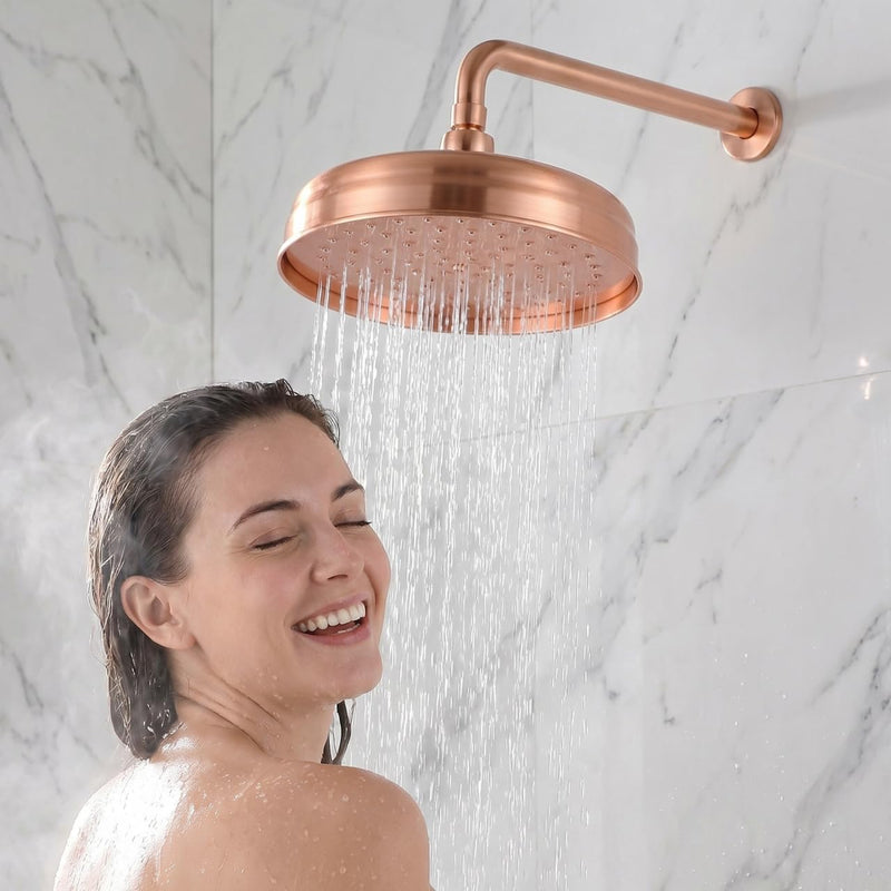 Copper Shower Head High Pressure Rain Shower Head Bath Rainfall Sprinkler Nozzle Replacement for Bathroom - NewNest Australia