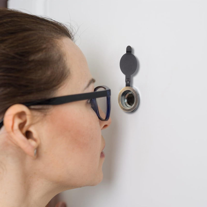 Peephole Cover, 10 pcs Door Viewer Peephole Cover Cat Eye Back Peep Hole for Apartment Door Door View Protector for Dormitory Hotel Home