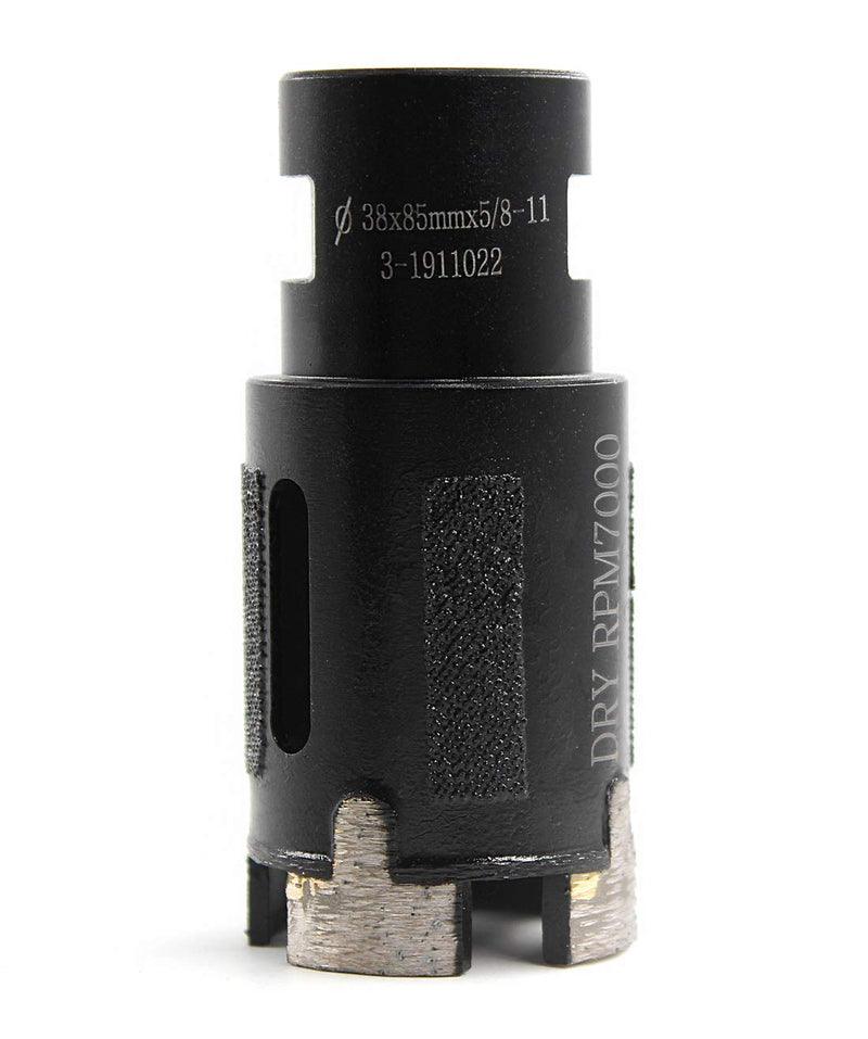 Z-Lion 1-1/2 Inch Dry/Wet Diamond Core Drill Bits/Hole Saws for Granite Concrete 1-1/2"