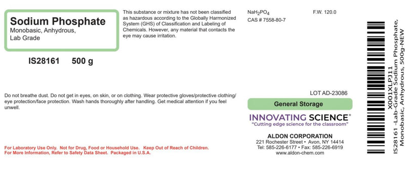 ALDON Innovating Science Laboratory-Grade Sodium Phosphate, Monobasic, Anhydrous, 500g - The Curated Chemical Collection