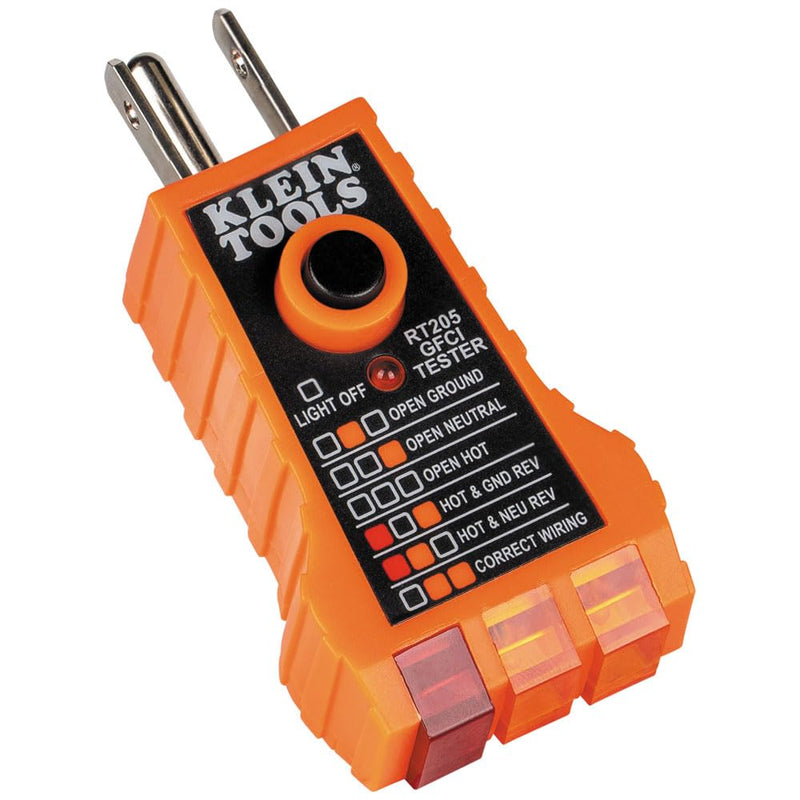 Klein Tools NCVT1PKIT Electrical Tester Kit with Non-Contact Low Voltage Tester, 50 to 1000V AC and GFCI Receptacle Tester, 2-Piece NCVT Kit