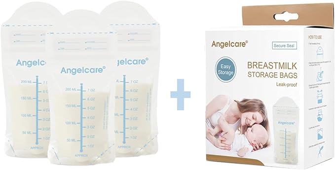 Breast Milk Bags, 6.8 fl oz (200 ml), 30 Sheets/50 Sheets/100 Pieces, Sterilized, Hygienic, Easy to Freeze, (30 Sheets) - NewNest Australia