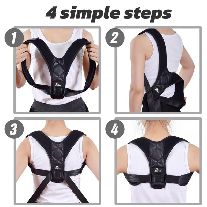 MUNSKT back straightener posture correction back for an ergonomic and healthy posture back straightener back straightener for men and women