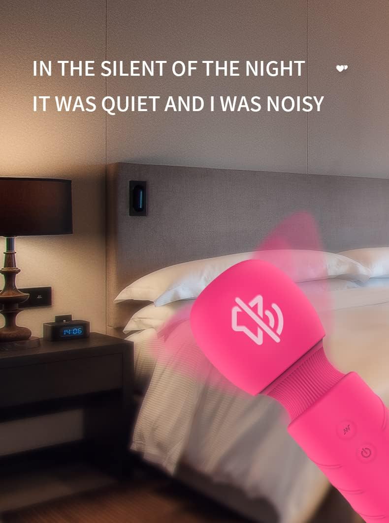 Mini Strong Massage Stick, Silicone Massager With 10 Vibration Modes, Waterproof, Rechargeable Portable Small Vibrating Massager, Quiet Wireless Hand Massager, Gift For Women - NewNest Australia