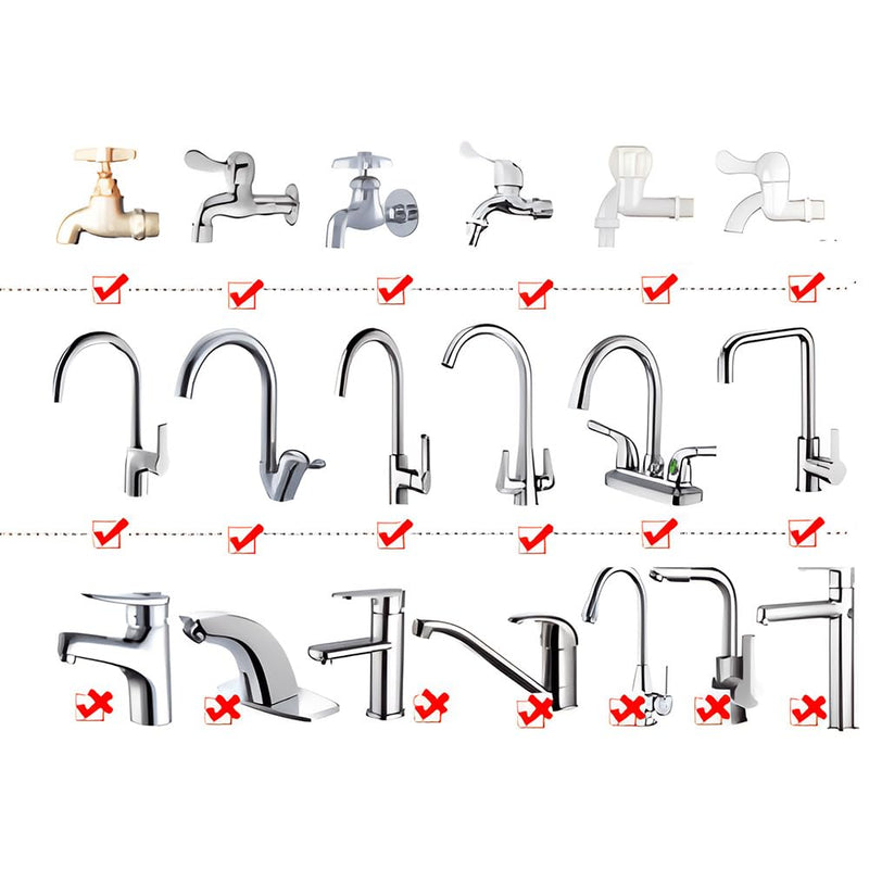 Sink Spray Rubber Hose,Portable Sink hose Attachment for Faucet,Hand Held Shower Head Sprayer for Bathing Baby,Pets,Washing Hair,Rinsing Vegetables Dog Wash Sprayer (A-white) A-white