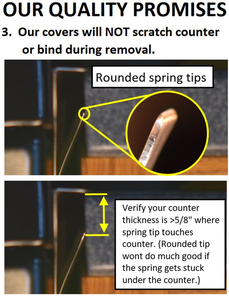 Stove Gap Covers - 316 Stainless Steel, 23.4" | Oven Side Gap Filler | Range Trim Kit | Guard Between Stove Top & Counter 23.4" (regular)