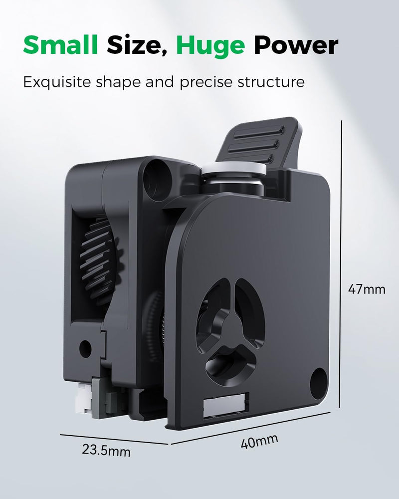 Creality Official K2 Series Extruder Kit Compatible with K2 Plus K2 K2 Pro Dual Gear 6.25 to 1 Ratio 80N High Torque Built in Filament Runout Sensor Compact Lightweight Direct Drive for 3D Printer K2 Extruder