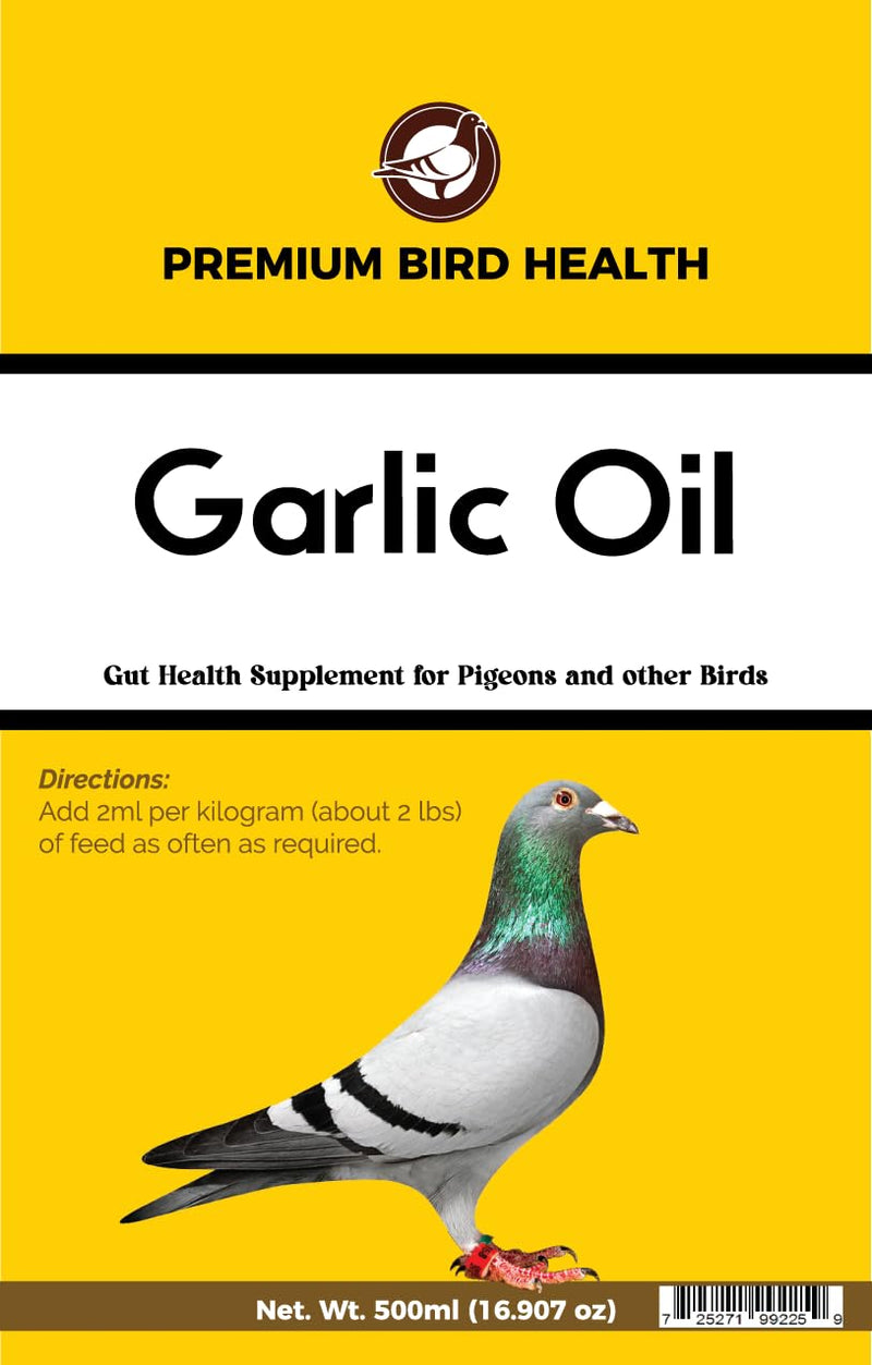 Oregano-Garlic and Garlic Oil Quality Oil for Pigeons 16oz, Racing Pigeons Palomas and Birds ((1) Oregano Garlic Oil 16oz) (1) Oregano Garlic Oil 16oz
